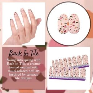 Color Street Back In Tile Nail Polish Strips . New in package.